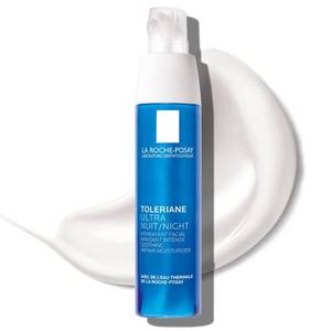 lot 2939 image: La Roche-Posay Toleriane Dermallergo Night Cream for Face, Intense Soothing Moisturizer with Vitamin E, Allergy Tested, for Sensitive Skin, Formerly Toleriane Ultra Night - Retail $24