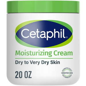 lot 2956 image: Cetaphil Moisturizing Cream for Dry to Very Dry Skin  Unscented  20 fl oz - Retail $17