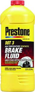lot 2967 image: Prestone AS401 DOT 3 Synthetic Brake Fluid - 32 oz. - Retail $9