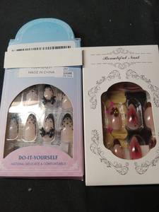lot 2985 image: Press-On Nail Sets - 2 Pack