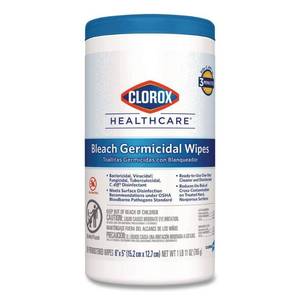 lot 3005 image: Clorox Healthcare 30577CT Bleach Germicidal Wipes Unscented 150Canister