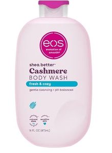 lot 3031 image: eos Cashmere Body Wash Fresh &amp Cozy, Moisturizing Body Wash, Creamy Gel Formula, with Shea Butter, Glycerin, Vitamin E, pH Balanced, Sensitive Skin, Vegan, 16 fl oz&nbsp