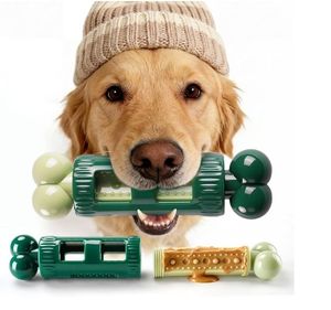 lot 3033 image: Kseroo Dog Toys for Aggressive Chewers Tough Dog Toys for Aggressive Chewers Medium &amp Large Breed, Indestructible Dog Toy to Keep Them Busy, Bacon Flavor, Durable Nylon, Easy to Use and Clean&nbsp