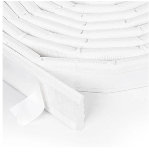 lot 3056 image: 196 Inch Wedge-Shape Foam Window Weather Stripping Door Seal Insulation Strip White&nbsp