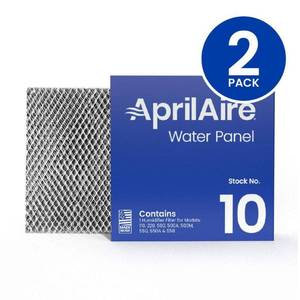 lot 3086 image: AprilAire 10 Replacement Water Panel for AprilAire Whole-House Humidifier Models 110  220  500  500A  500M  550  550A  558 (Pack of 2) - Retail $67