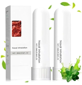 lot 3088 image: 2 PCS ALZ Inhaler Clipp Memory Enhancer, Portable Nasal Suction Stick, Clean Nose, Enjoy Fresh Air - Retail $10
