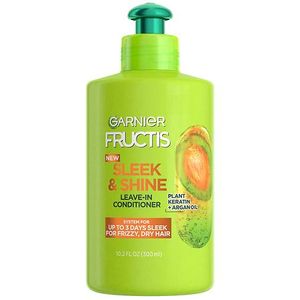 lot 3102 image: Garnier Fructis Sleek &amp Shine Intensely Smooth Leave-In Conditioning Cream - 10.2 fl oz -