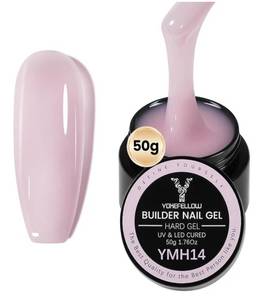 lot 3113 image: 50g Builder Gel for Nails, Long-Lasting Soak-Off Nail Extension Gel for Beginners & DIY Home Salon Manicure(YMH14-Light Nude) - Retail $14