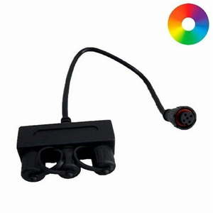 lot 3121 image: Aquascape 84062 3-Way Multi Color-Changing Splitter - Retail $56