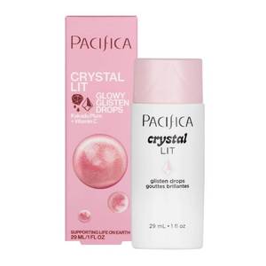 lot 3125 image: Pacifica Crystal Lit Glowy Glisten Drops - 1 fl oz - Retail $16