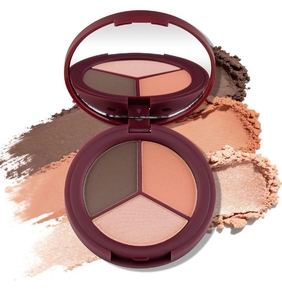 lot 3132 image: Color Nymph 3-in-1 Contour Palette - Blush Bronzer Highlighter Makeup Palettes for Medium to Tan Skin  Vegan Cruelty-Free, Nourishing &amp Long-lasting Travel Makeup Kit with Shimmer &amp Matte Powder #03&nbsp