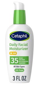 lot 3155 image: Cetaphil Face Moisturizer, Daily Oil Free Facial Moisturizer with SPF 35, For Dry or Oily Combination Sensitive Skin, Fragrance Free Face Lotion&nbsp