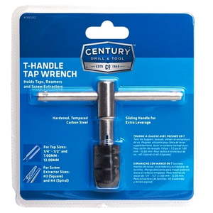 lot 3175 image: Century Drill &amp Tool 98502 T-Handle Tap Wrench  14  - 12&nbsp