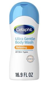 lot 3199 image: Cetaphil Ultra Gentle Relaxing Body Wash, For Dry to Normal, Sensitive Skin, 16.9oz, with Aloe Vera, Calendula, Vitamin B5, Hypoallergenic, Dermatologist Tested&nbsp