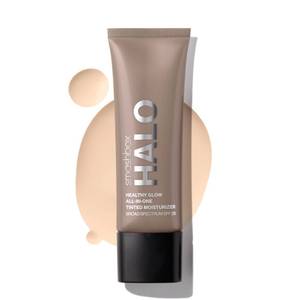 lot 3200 image: Smashbox Halo Healthy Glow Tinted Moisturizer with SPF 25  24-Hour Hydrating Skin Tint with Buildable Coverage and Dewy Finish  Hyaluronic Acid & Niacinamide for Face, Fair, 1.4 Fl Oz - Retail $41