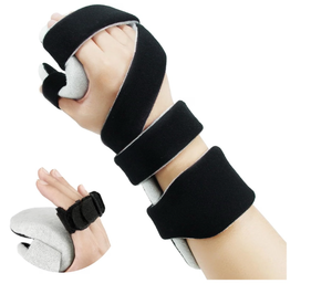 lot 3234 image: OSK Soft Functional Resting Hand Splint with Finger Separator,Stroke Hand Brace By Restorative Medical,Wrist Brace For Carpal Tunnel,Immobilizer Muscle Atrophy Rehabilitation(Right,Small) - Retail $21