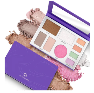 lot 3250 image: Color Nymph All In One Makeup Palette, 9 Colors Travel Make Up Set with Contour Blush Highlighter Concealer, Multi-Use Face Palettes with Mirror, Vegan &amp Cruelty-Free&nbsp
