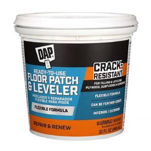 lot 3291 image: DAP Flexible Floor Patch and Leveler, Light Gray, 32 Oz (7079859184) - Retail $13
