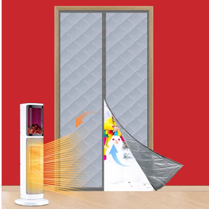lot 3311 image: Thermal Insulated Magnetic Door Curtain for Winter&nbsp Fits Opening 36x82 in (Actual 38x83) Thicker Cotton Draft Stopper, Weatherproof Windproof Soundproof Door Cover, Keeps Cold Out, Energy Saving&nbsp