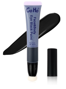 lot 3327 image: Go Ho Black Face Paint,Waterproof Eye Black Baseball,Black Face Body Paint for Halloween Cosplay Zombie Skeleton Clown Goth Makeup&nbsp