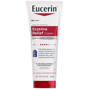 lot 3390 image: Eucerin Eczema Relief Body Cream for Dry Skin Unscented - 8oz