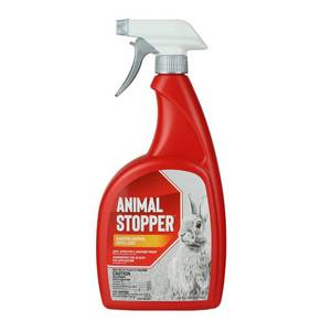 lot 3391 image: Animal Stopper Liquid Animal Stopper Repellent All Natural Effective All Year Round Safe for People and Pets No Harsh Chemicals Garden Animal Repellent Ready to Use - 32 oz Trigger - Retail $10