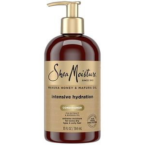 lot 3398 image: SheaMoisture Manuka Honey & Mafura Hair Oil Intensive Hydration Conditioner - 13 fl oz Moisturizing for Dry, Coarse Textured Hair, Paraben-Free - Retail $11