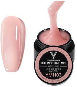lot 3403 image: 50g Builder Gel for Nails, Long-Lasting Soak-Off Nail Extension Gel for Beginners &amp DIY Home Salon Manicure(YMH003-Light Nude Pink)&nbsp
