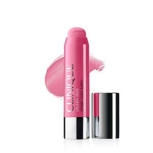lot 3444 image: Clinique Chubby Cream Blush Stick Cheek Colour Balm  Blush For Cheeks  Long Lasting  Buildable  Create A Healthy Looking Glow  Perfect For Travel, Poppin Pink - Retail $32