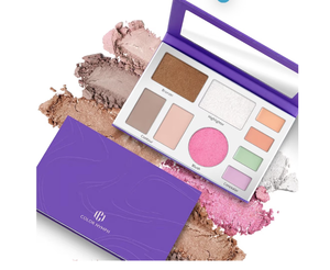 lot 3477 image: Color Nymph All In One Makeup Palette, 9 Colors Travel Make Up Set with Contour Blush Highlighter Concealer, Multi-Use Face Palettes with Mirror, Vegan & Cruelty-Free - Retail $10