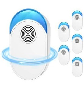 lot 3509 image: 2026 Upgraded Version Ultrasonic Repeller 6 Packs, Indoor Ultrasonic Repellent Insect Defense for Bugs for Roach, Bugs,Pest,Rodent, Mouse, Ant, Mosquito, Mice, Spider, Electronic Plug in Pest Control&nbsp