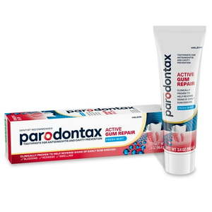 lot 3538 image: Parodontax Active Gum Repair Daily Fluoride Toothpaste  Fresh Mint  3.4 Oz - Retail $9
