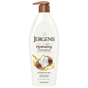 lot 3567 image: Jergens Hydrating Coconut Body Lotion Moisturizer for Dry Skin  Dermatologist Tested  16.8 oz -&nbsp
