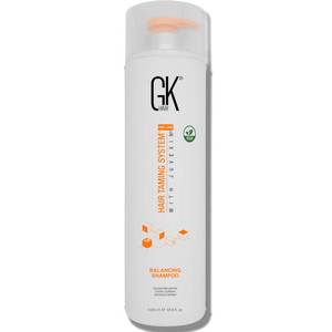 lot 3598 image: GK HAIR Balancing Shampoo Repairs Dry Damage For Oily Flaky Itchy Scalp Thinning Removes Impurities Deep Cleansing Natural Moisture Keratin Treatment Sulfate Parabem Free All Hair Types - 33.8 Ounce - Retail $60