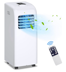 lot 4017 image: COSTWAY 8000 BTU Portable Air Conditioner with Remote Control Dehumidifier Function Window Wall Mount (8000 BTU) - Retail $270