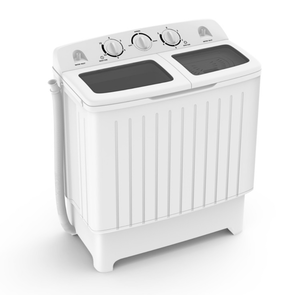 lot 4043 image: Costway 20 Ibs Portable Washing Machine with Built In Gravity Drain - Retail $150