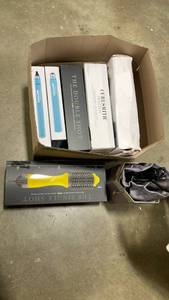 lot 4057 image: Box of Luxury Hair Tools for Parts and Repair - Retail $0