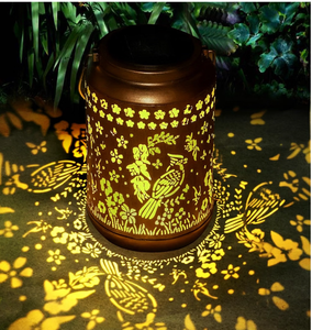 lot 3657 image: Cardinal Solar Lantern Outdoor Cardinal Decor Garden Decor Waterproof Light Hanging Solar Lights Yard Decor, Christmas Gifts, Gifts for Women, Gifts for Mom, Gifts for Grandma - Retail $24