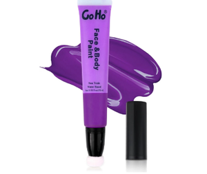 lot 3659 image: Go Ho Purple Face Paint Stick,Water Based Cream Purple Body Paint Washable,Highly Pigmented,Smooth and Safe for Skin,Halloween Costumes Cosplay SFX Ursula Witch Makeup