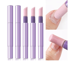 lot 3719 image: 5PCS Cuticle Oil Pusher Pen Set, 2-in-1 Ceramic Cuticle Pushers with Oil for Nail Repair, Hangnail &amp Dry Cuticle Removal, Nail Care Pens for Manicure &amp Pedicure, Professional Salon Tools&nbsp