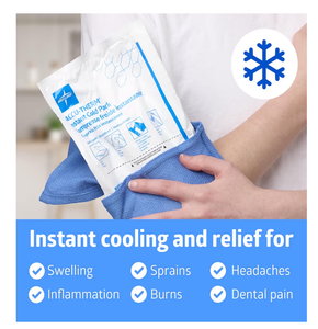 lot 3756 image: Medline Accu-Therm Instant Cold Pack, Heavyweight, 6 Width x 10 Length (Pack of 6)&nbsp