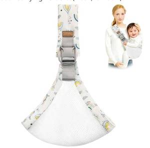 lot 63529 image: Baby Sling Carrier,Toddler Carrier,2026 New Baby Sling,Breathable and Adjustable Sling,Non-Slip Hip Seat Carrying 10-30lbs(Mesh,Rainbow) - Retail $36