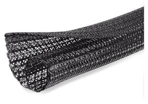 lot 63600 image: 10ft - 12 inch Cord Protector Cable Sleeve Split Wire Loom Tubing for Power Cord Audio USB Cable, Cord Sleeve Cable Management for TV Computer, Cord Protectors from Pets Chewing, Black - Retail $6