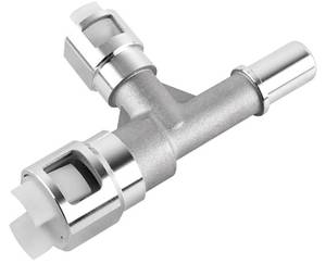 lot 63657 image: 800-413HP Metal Heater Hose Connector - Compatible with Select Cadillac, Chevrolet, and GMC Models - Upgraded OE Fix, Leak-Resistant, Direct Replacement for HVAC and Coolant Hoses - Retail $21