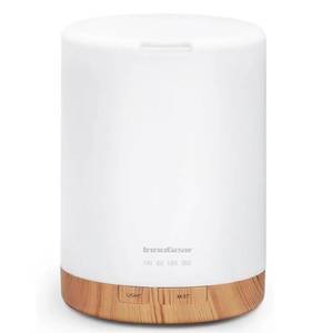 lot 63669 image: 300ML Essential Oil Diffuser, Premium 5-in-1 Ultrasonic Aromatherapy Diffusers Mothers Gift Scent Humidifier Aroma Diffuser Vaporizer Auto-Off Timer for Room Office Home, Yellow, Medium - Retail $25