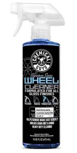 lot 63687 image: Chemical Guys Wheel Cleaner Spray Signature Series - Safe for Gloss Finishes, Chrome, Painted, Powder-Coated, and Clear-Coated Wheels - Removes Brake Dust and Road Grime - 16 oz - Retail $11