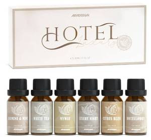 lot 63789 image: Hotel Diffuser Oils Gift Set - Hotel Essential Oils for Diffusers and Crafting - Inspired by the 5 Star Hotels Scent, Premium Fragrance Oil Blend Set, 6 x 10 mL, 0.34 fl oz Missing My Way Scent - Retail $13