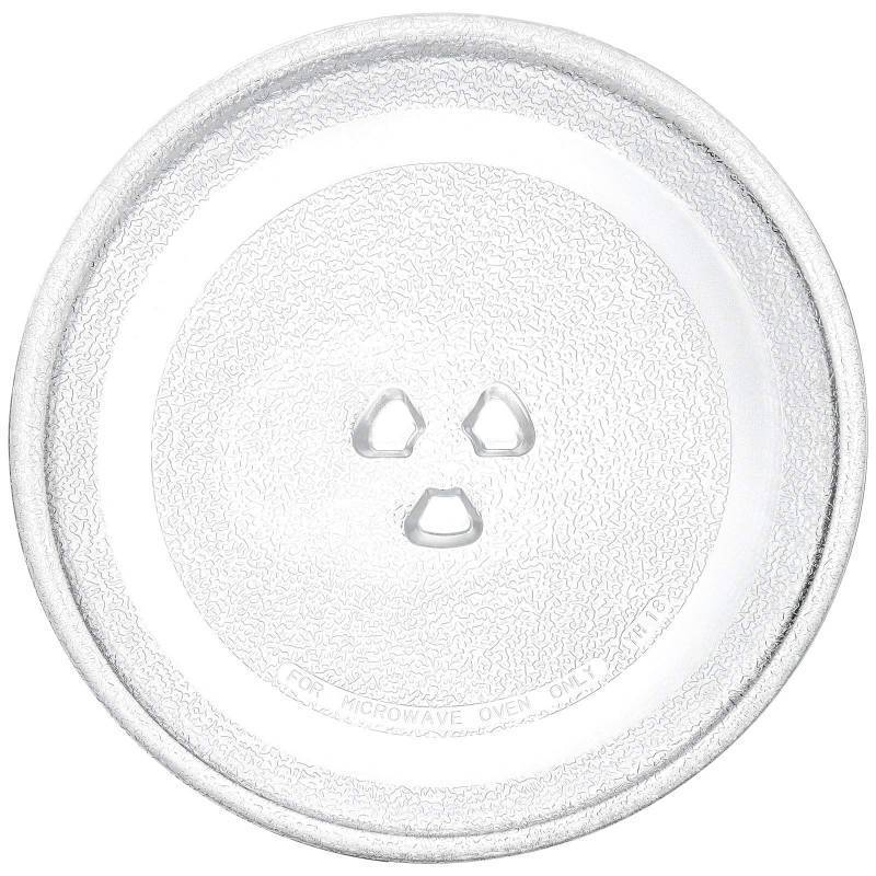 lot 72635 image: Small 9.6  24.5cm Microwave Glass Plate Replacement, Small Microwave Glass Turntable Plate for Small Microwaves - BY AMI PARTS - Retail $10
