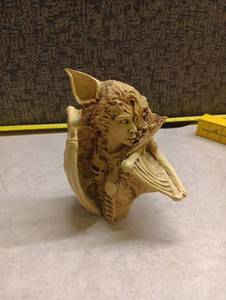 lot 334 image: Fantasy Werewolf Transformation Resin Sculpture