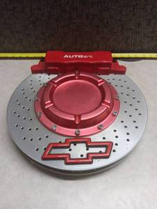 lot 412 image: AUTOart Chevrolet Brake Rotor and Caliper Decorative Display Piece